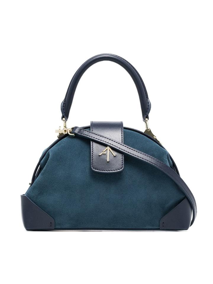 Manu Atelier Demi Crossbody Bag - Blue