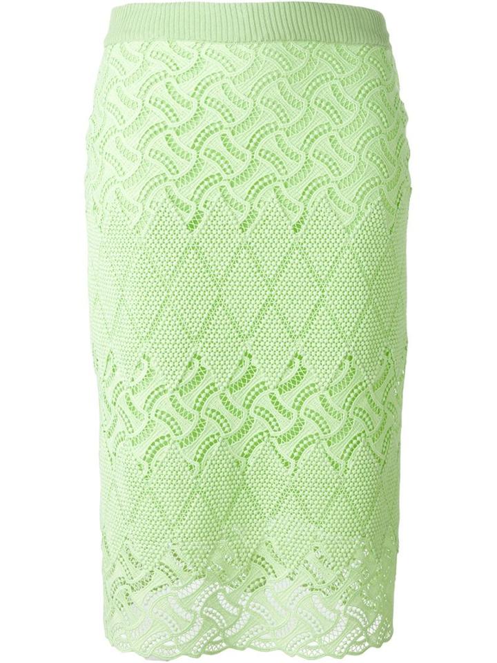 Ermanno Scervino Open Knit Skirt