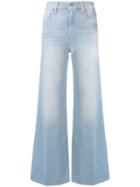 Frame Stonewash Flared Jeans - Blue