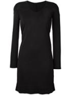 Transit Scoop Neck T-shirt Dress, Women's, Size: 44, Black, Viscose/spandex/elastane