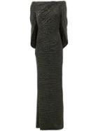 Talbot Runhof Cape-effect Gown - Black
