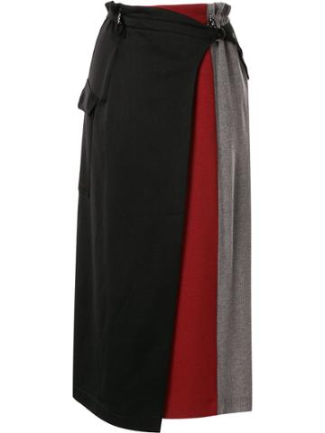 Frei Ea Layered Midi Skirt - Multicolour