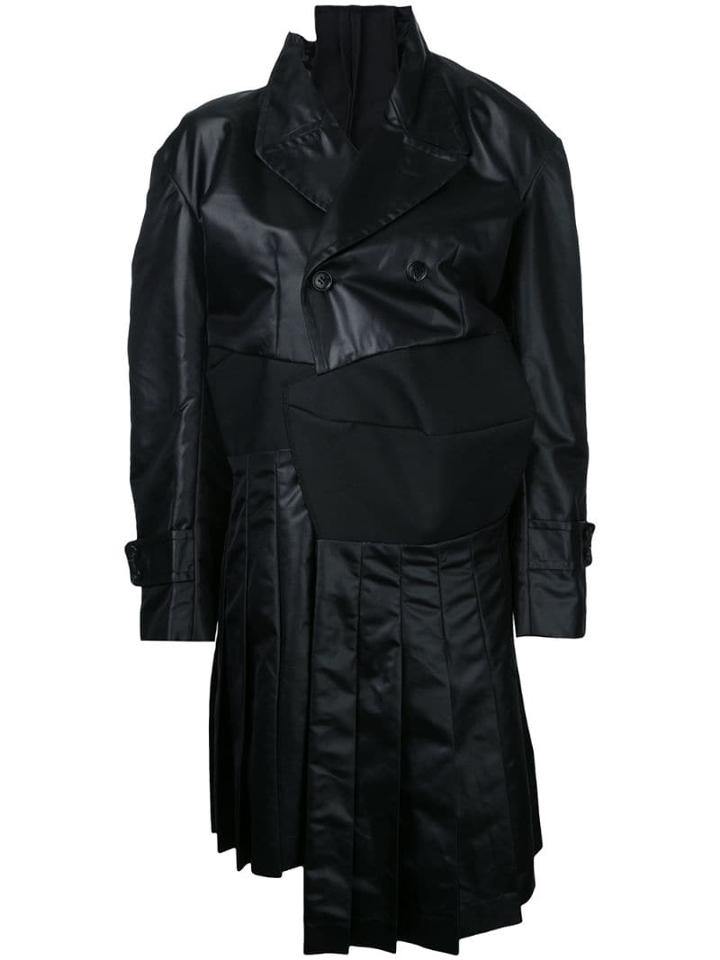 Comme Des Garçons Pre-owned Deconstructed Trenchcoat - Black