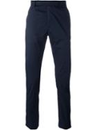 Michael Kors Chino Trousers, Men's, Size: 34, Blue, Cotton/spandex/elastane