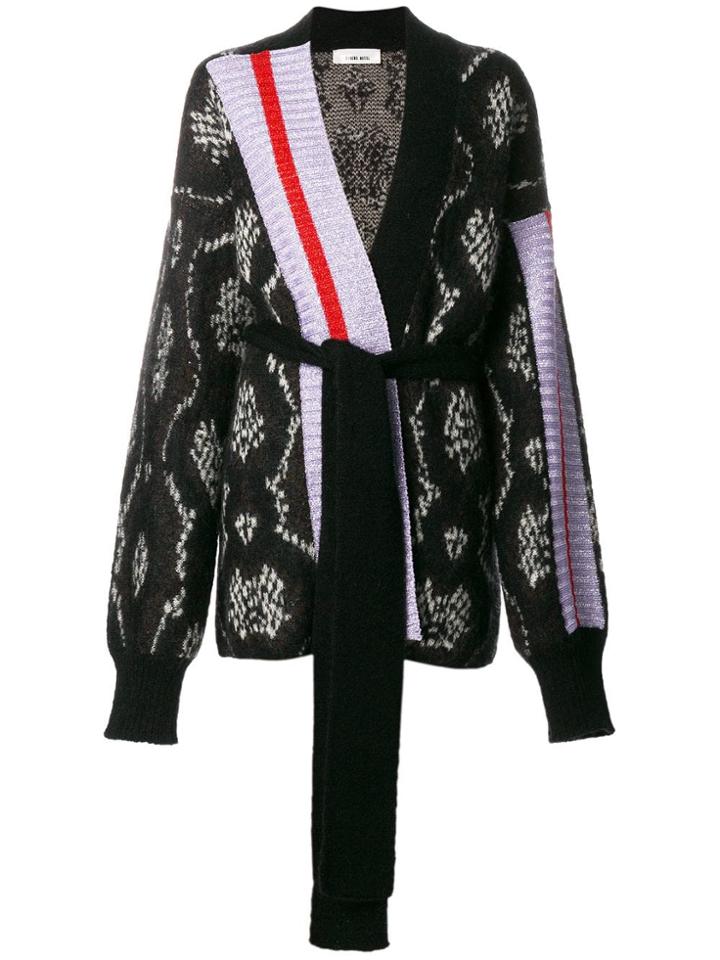 Circus Hotel Oversized Cardigan - Black