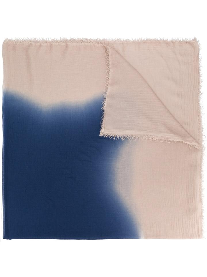 Faliero Sarti Tie Dye Scarf - Blue