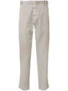 Dell'oglio Slim Fit Cropped Trousers - Grey