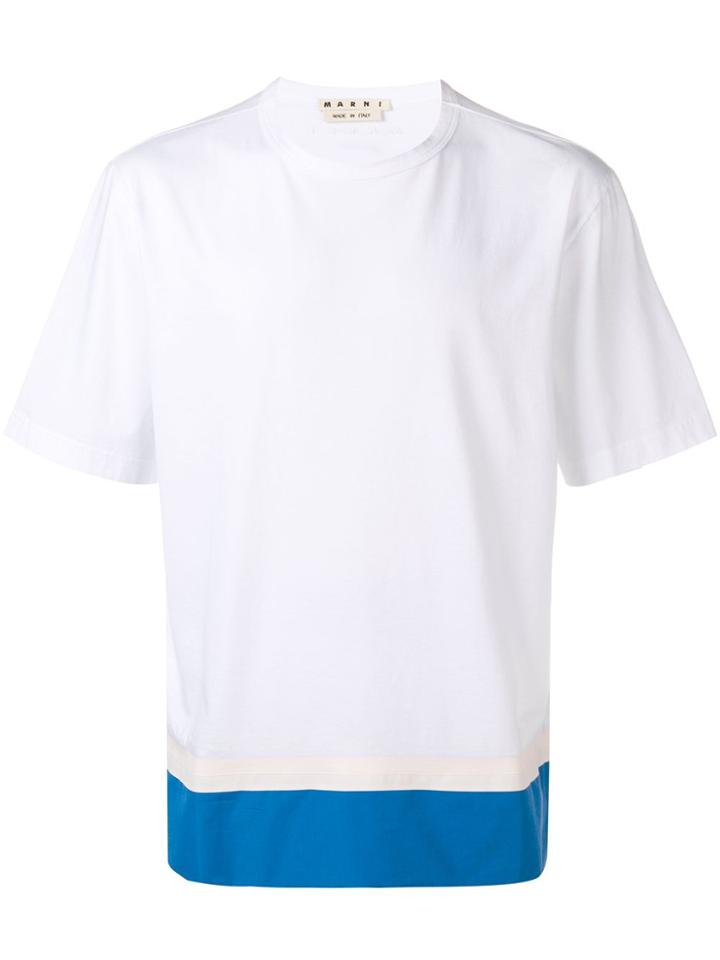 Marni Two-tone T-shirt - White