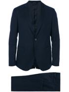 Tonello Tailored V-neck Suit - Blue