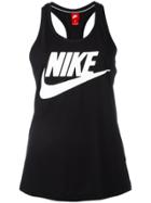 Nike Logo Print Tank - Black