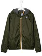 K Way Kids Classic Rain Jacket - Green