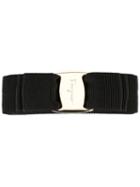 Salvatore Ferragamo - Hair Clip-on - Women - Cotton/plastic/rayon/brass - One Size, Women's, Black, Cotton/plastic/rayon/brass