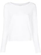 Vince Boat Neck Sweater - White