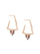 Niza Huang Delta Stone Earrings - Pink