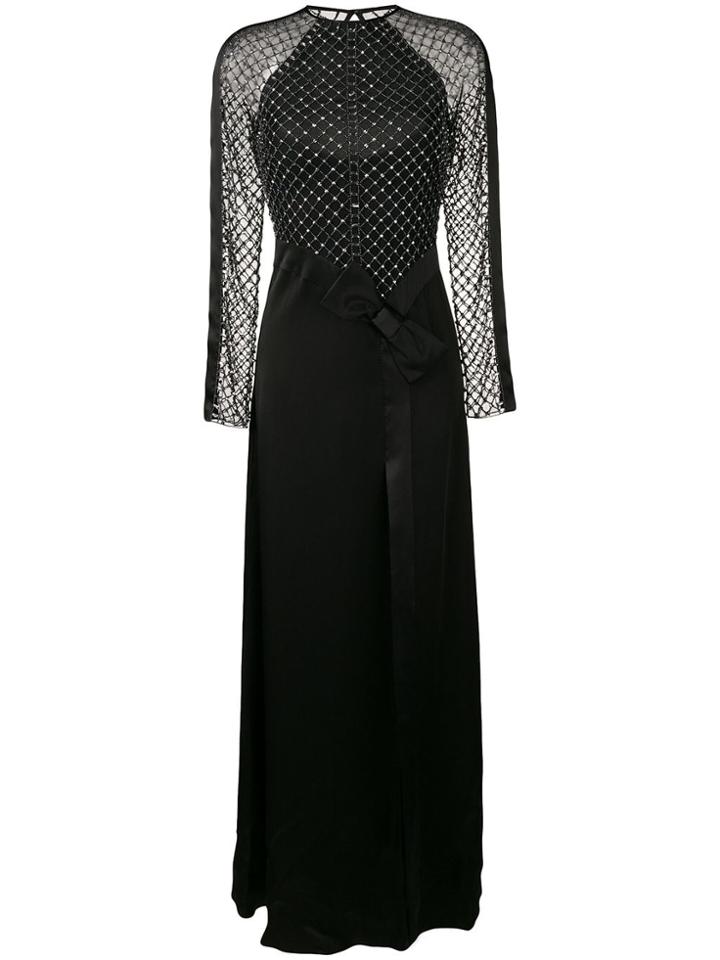 Temperley London Emblem Long Dress - Black