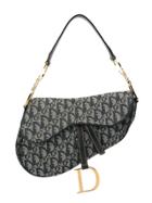 Christian Dior Pre-owned Trotter Saddle Shoulder Bag - Blue