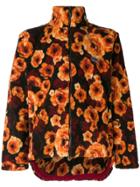 Napa By Martine Rose Floral Print Coat - Brown