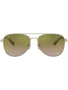 Michael Kors San Diego Aviator Sunglasses - Green