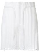 Craig Green Cord And Tunnel Shorts - White