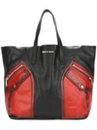 Dsquared2 Side Zip Biker Tote Bag - Black