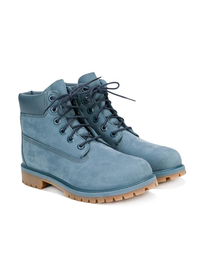 Timberland Kids Teen Waterproof Ankle Boots - Blue