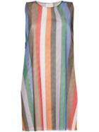 Reality Studio Striped Sleeveless Blouse - Multicolour