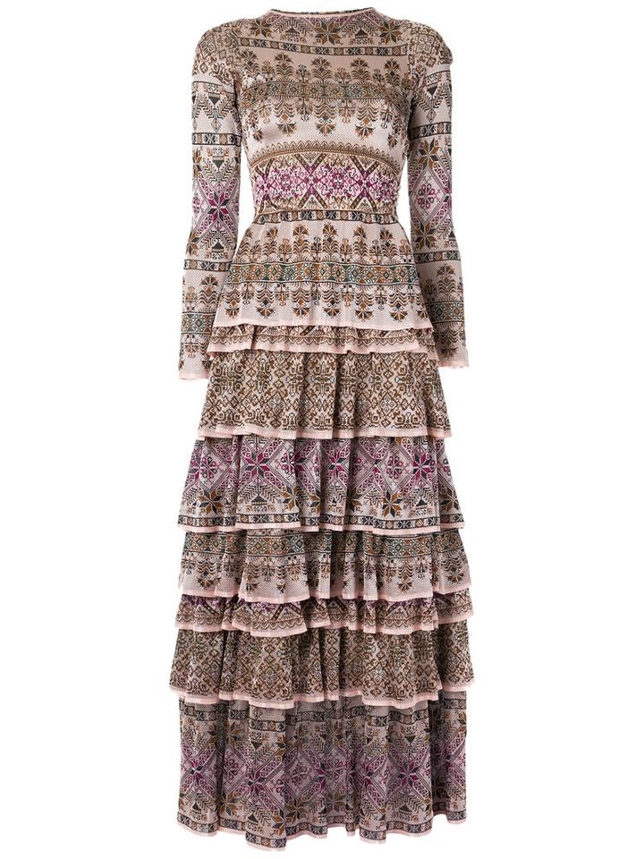 Cecilia Prado - Knit Maxi Dress - Women - Viscose - M, Pink, Viscose