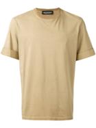 Neil Barrett - Lightning Cuffed T-shirt - Men - Cotton - M, Nude/neutrals, Cotton