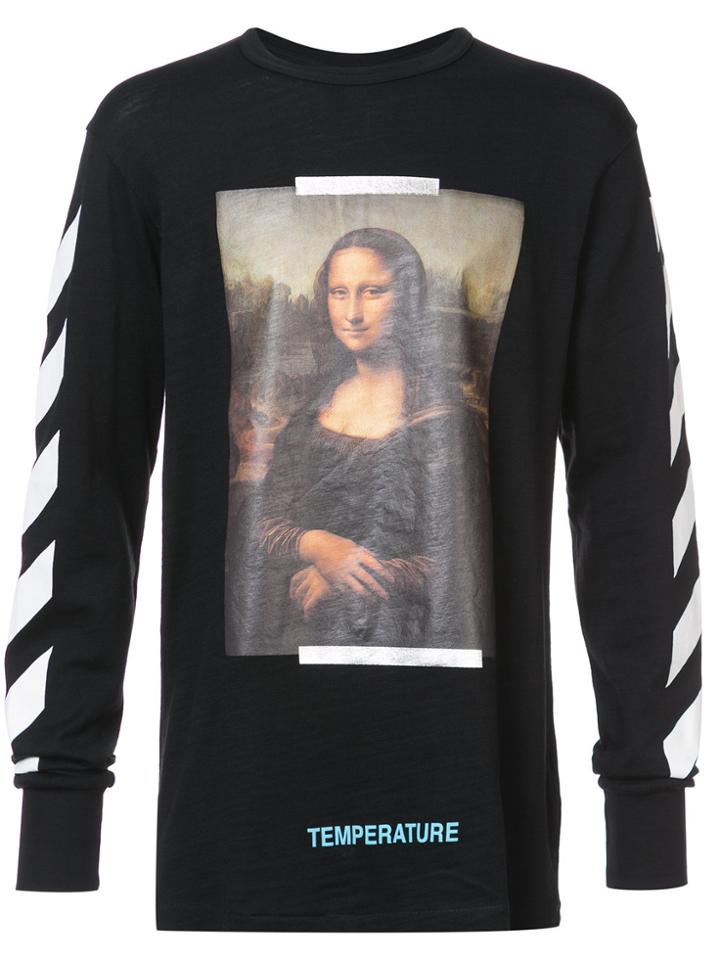 Off-white Mona Lisa Print T-shirt - Black
