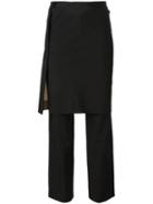 Yohji Yamamoto Vintage Apron Skirt Trousers, Women's, Size: Small, Black