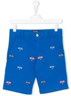 Tommy Hilfiger Junior Teen Flag Embroidered Shorts - Blue