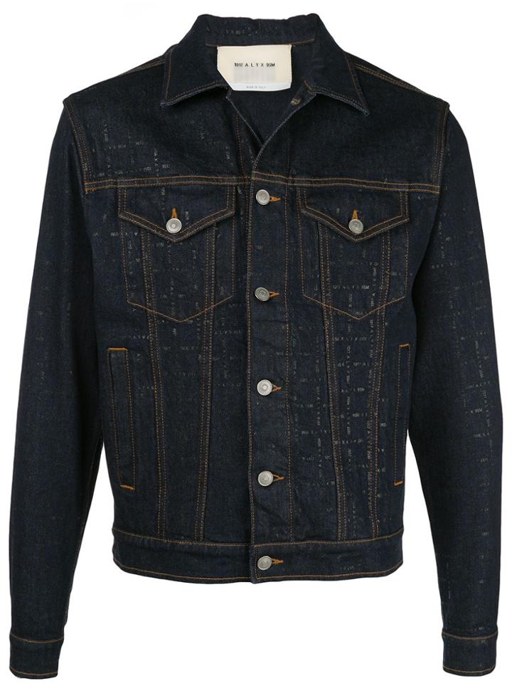 1017 Alyx 9sm Printed Logo Jacket - Blue