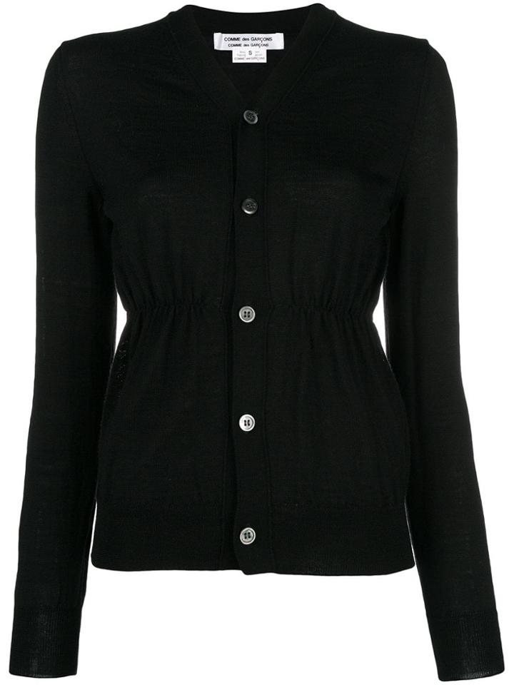Comme Des Garçons Comme Des Garçons V-neck Cardigan - Black