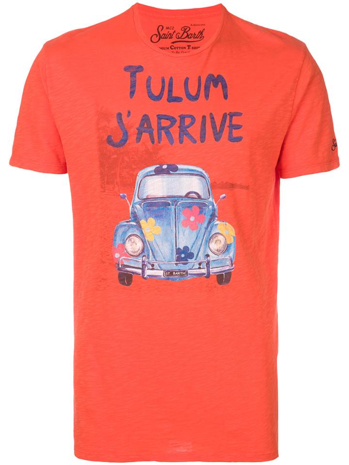Mc2 Saint Barth Tulum Arrive T-shirt - Yellow & Orange