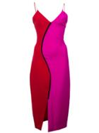 Christian Siriano Two-tone Fitted Dress - Pink