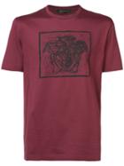 Versace - Medusa In Square T-shirt - Men - Cotton - L, Red, Cotton