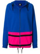 Kappa Logo Print Zipped Jacket - Blue