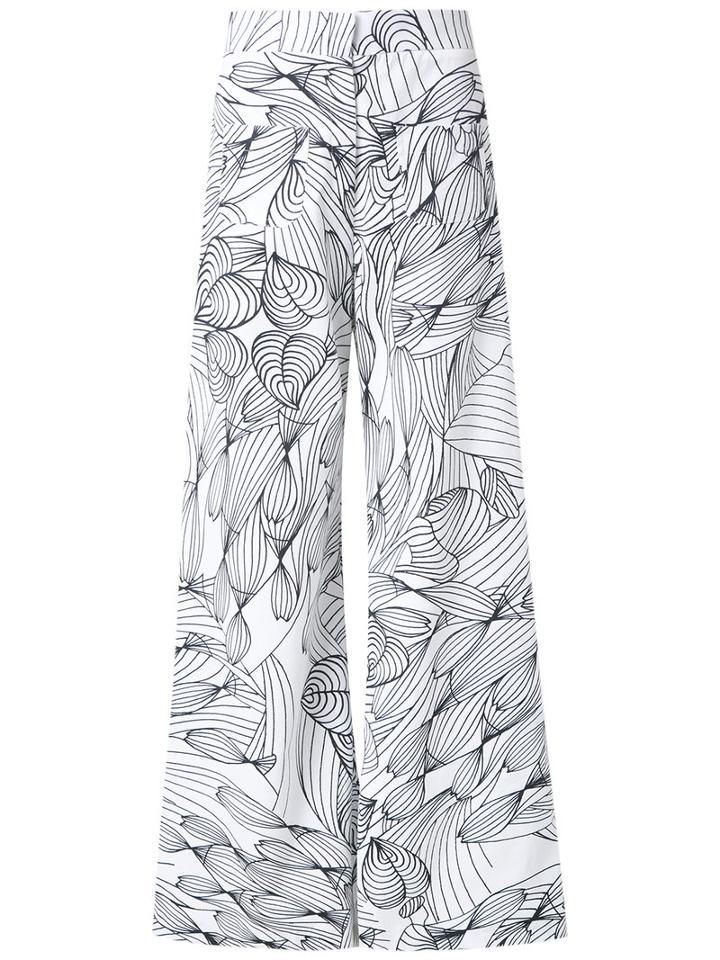 Isolda - Linen Trousers - Women - Linen/flax - 46, White, Linen/flax