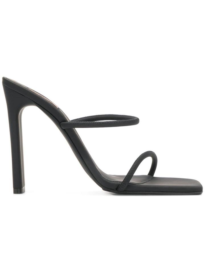 Yeezy Minimal Open Toe Sandals - Black