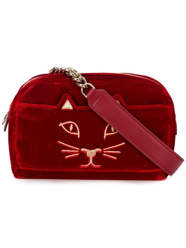 Charlotte Olympia Cat Waist Bag - Red