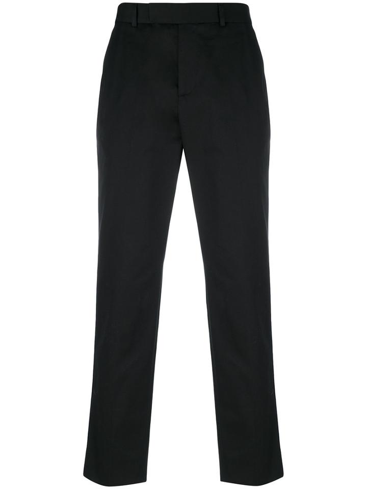Gucci - Web Trim Chino Trousers - Men - Cotton - 52, Black, Cotton