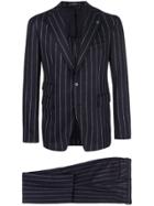 Tagliatore Chalk Stripe Suit - Blue