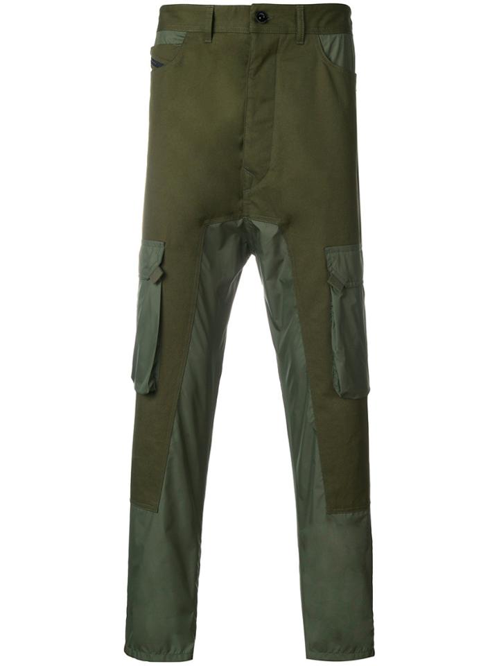Diesel Black Gold Cargo Pants - Green