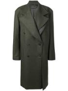 Y / Project Oversized Double-breasted Coat - Green
