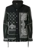 Sacai Paisley Print Jacket - Black
