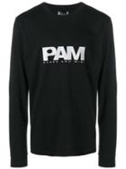 Perks And Mini Logo Print Long-sleeve T-shirt - Black