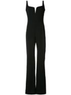 Galvan Bodice Jumpsuit, Women's, Size: 36, Black, Polyester/spandex/elastane/triacetate