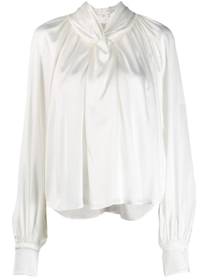 A.w.a.k.e. Mode Pleated Blouse - White