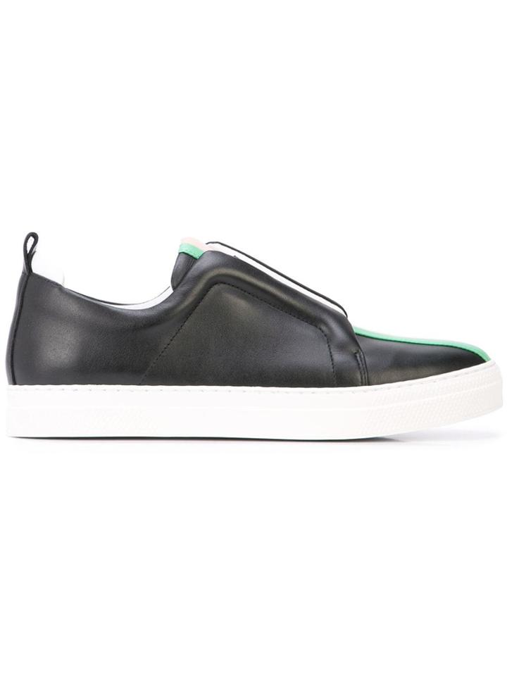 Pierre Hardy Alpha Slip-on Sneakers - Black