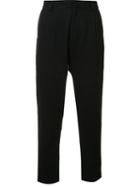 Robert Geller 'the Robert' Tapered Trousers, Men's, Size: 52, Black, Polyester/wool/other Fibers